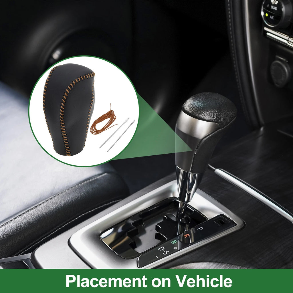 Gear Shift Knob Cover Replacement for Mazda CX-5 (2017–2022) Faux Leather