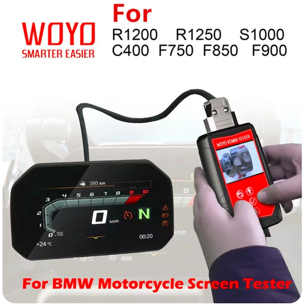 WOYO MOTO002 TFT Display Screen Tester For BMW KOMBI ECU Module Diagnostic Tool