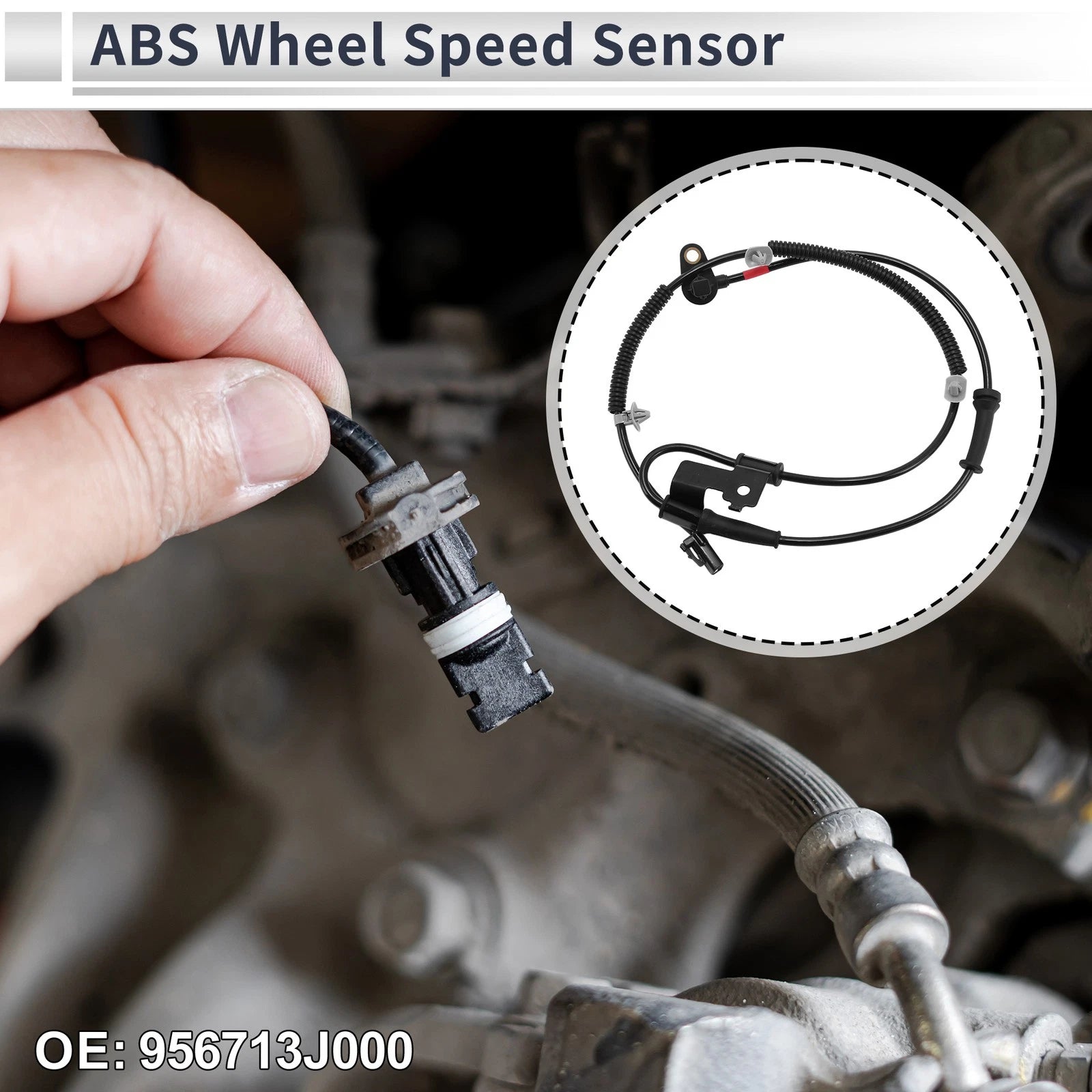 ABS Wheel Speed Sensor Replacement for Hyundai Veracruz V6 3.8L (2007–2012)
