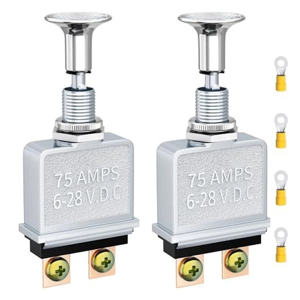 Push Pull Switch for High Amperage Devices (6-28V)