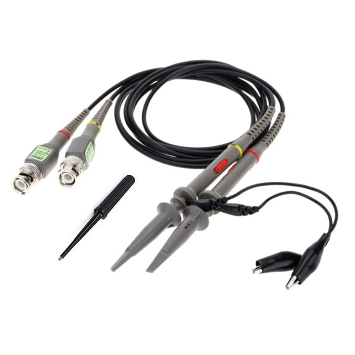 1X/10X Adjustable Probe Attenuation Oscilloscope Probes Testing Cable