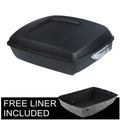 Matte Chopped Trunk Rack Backrest Pad for Harley Touring (2014–2023)