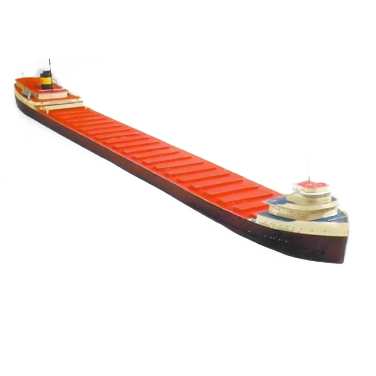 Unassembled Paper Model Great Lakes Freighter Fitzgerald Ore Carrier Ship