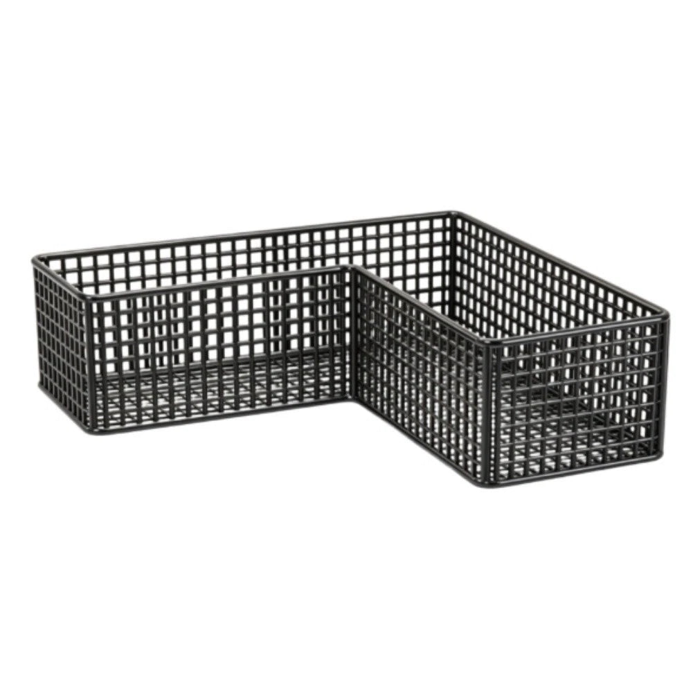 L Shaped Shower Basket for Corner Installation (30x10x4cm)