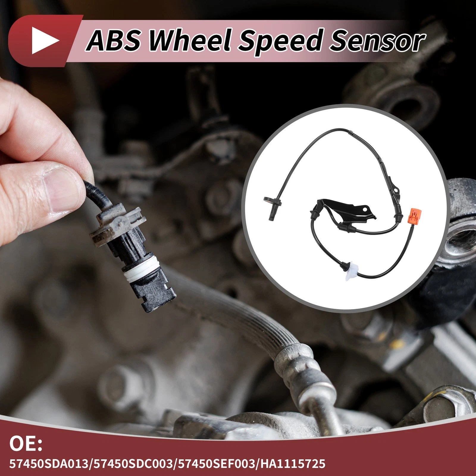 ABS Wheel Speed Sensor Replacement for Honda Accord (2013–2017)