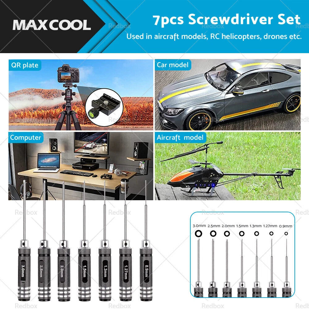 Hex Nut Screwdriver Set for Traxxas RC Car Helicopter Boat Drone