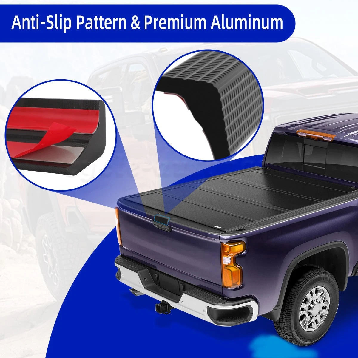 Multi-PRO Tailgate Protector for GMC/Chevy 2500 3500 (2019–2024) Anti-slip