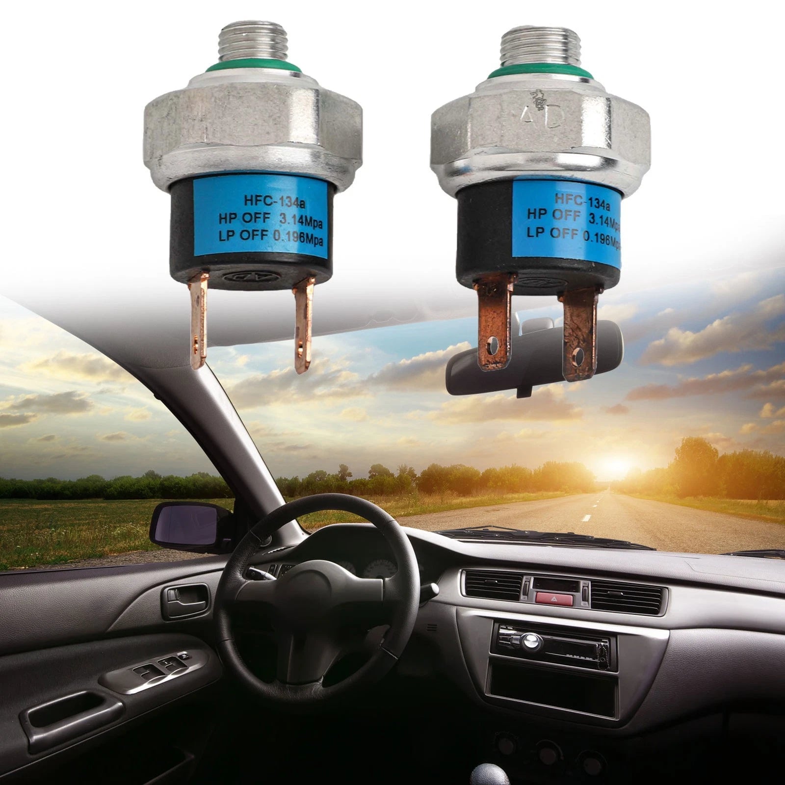 Pressure Control Switch for R134a ACs (Compatible with )