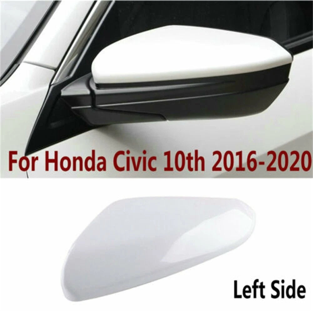 Left Mirror Cap for Honda Civic (2016–2020) - White