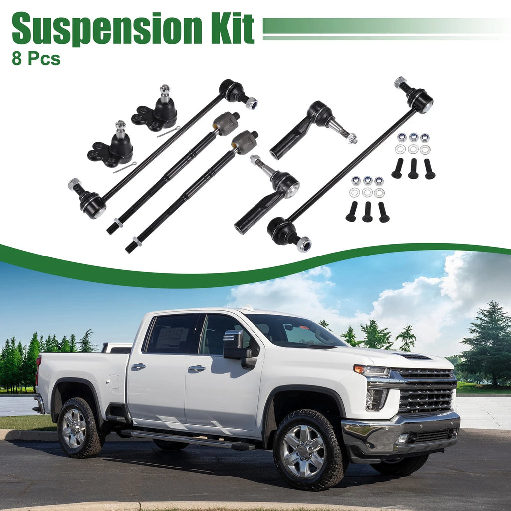 8pcs Front Suspension Tie Rod End for GMC Terrain (2010–2017)