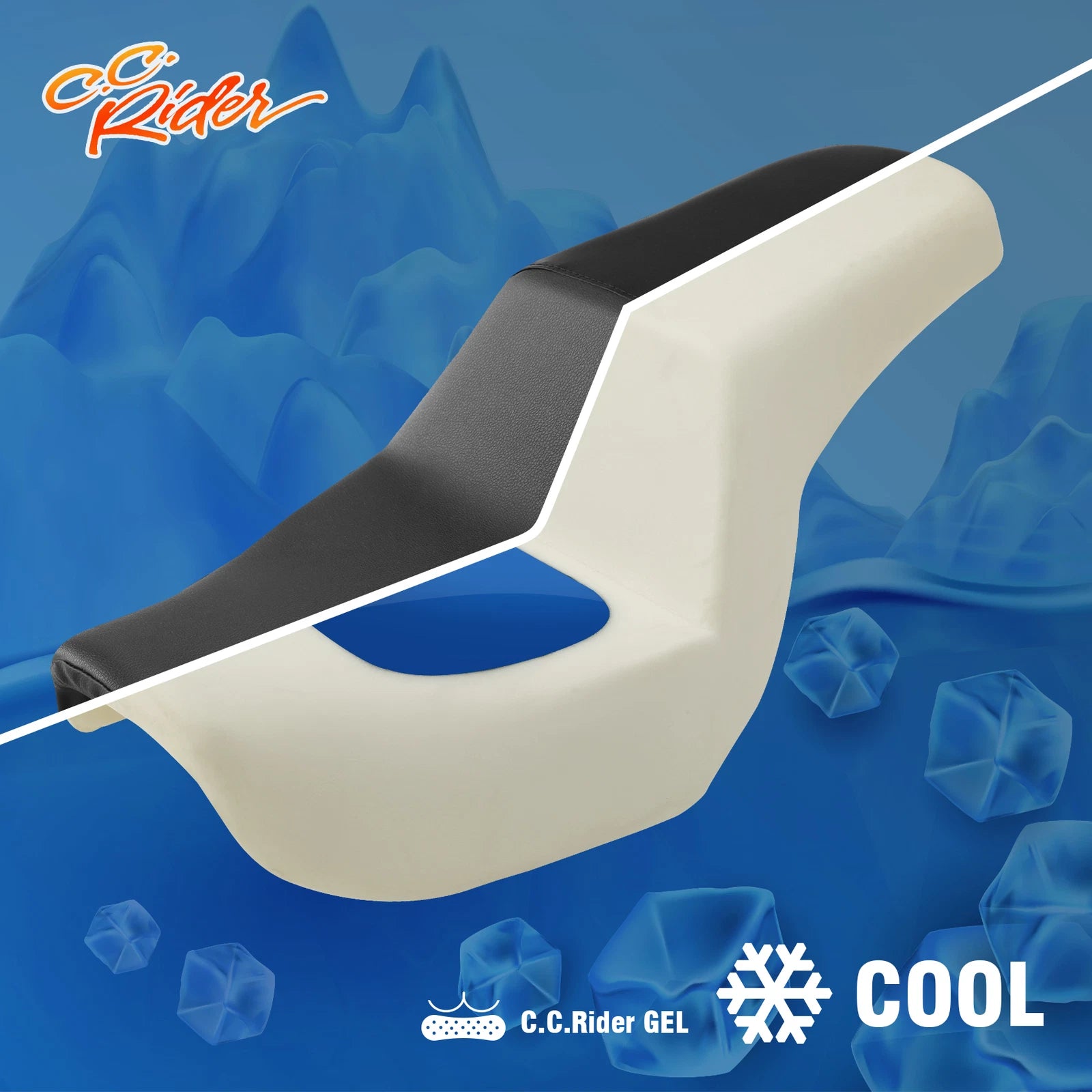 Gel Seat for Harley Dyna Wide Super Glide (2006–2017)