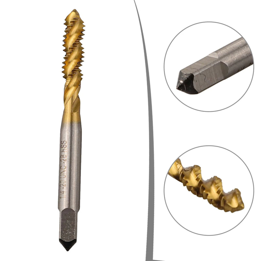 1/4-20 UNC Stainless Steel Machine Thread Tap HSS