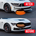 Set of 4 Clear LED Front Rear Side Marker Lights for Ford Mustang (2024–2025)