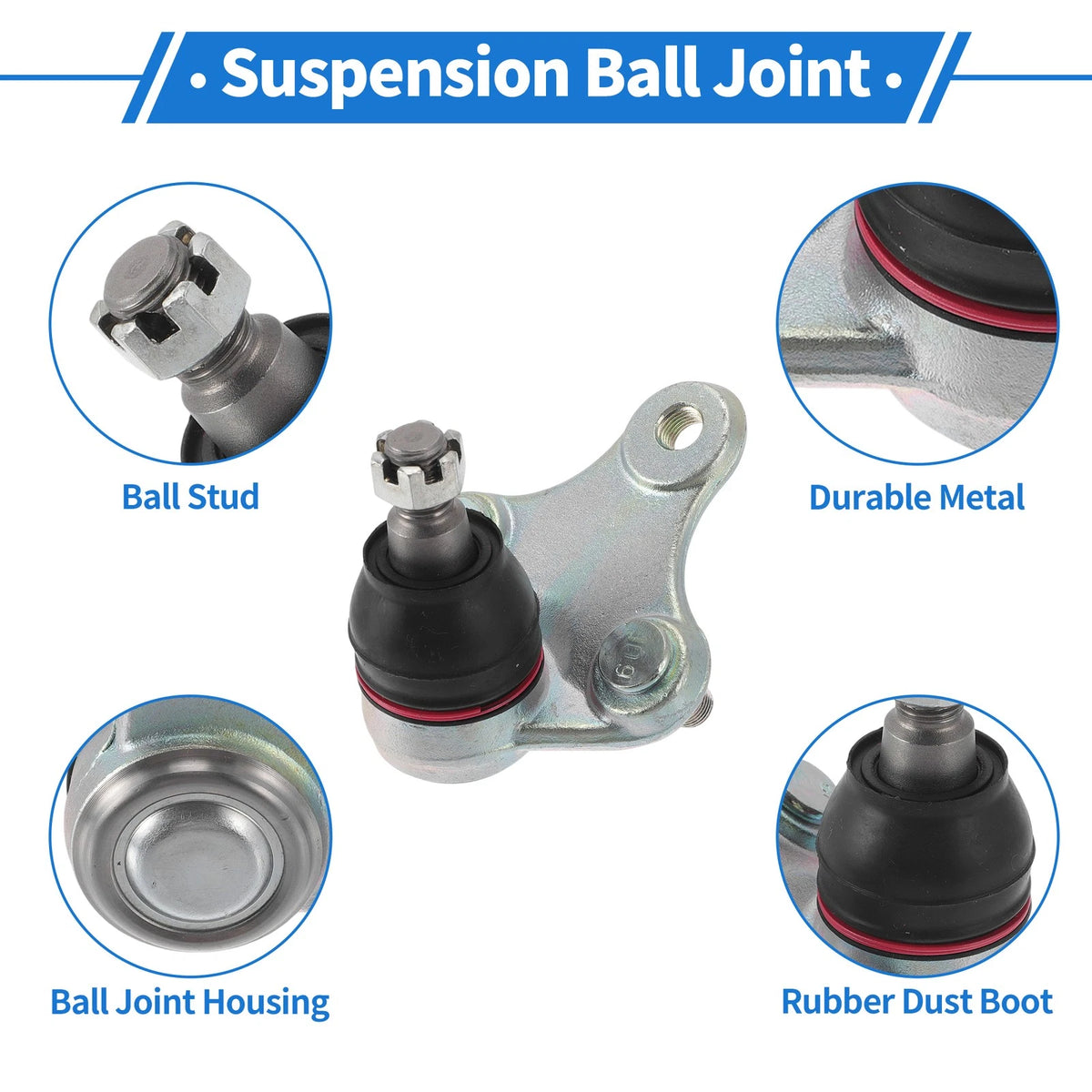 2X Front Lower Ball Joints for Toyota Celica (1990–1993) No.K9649