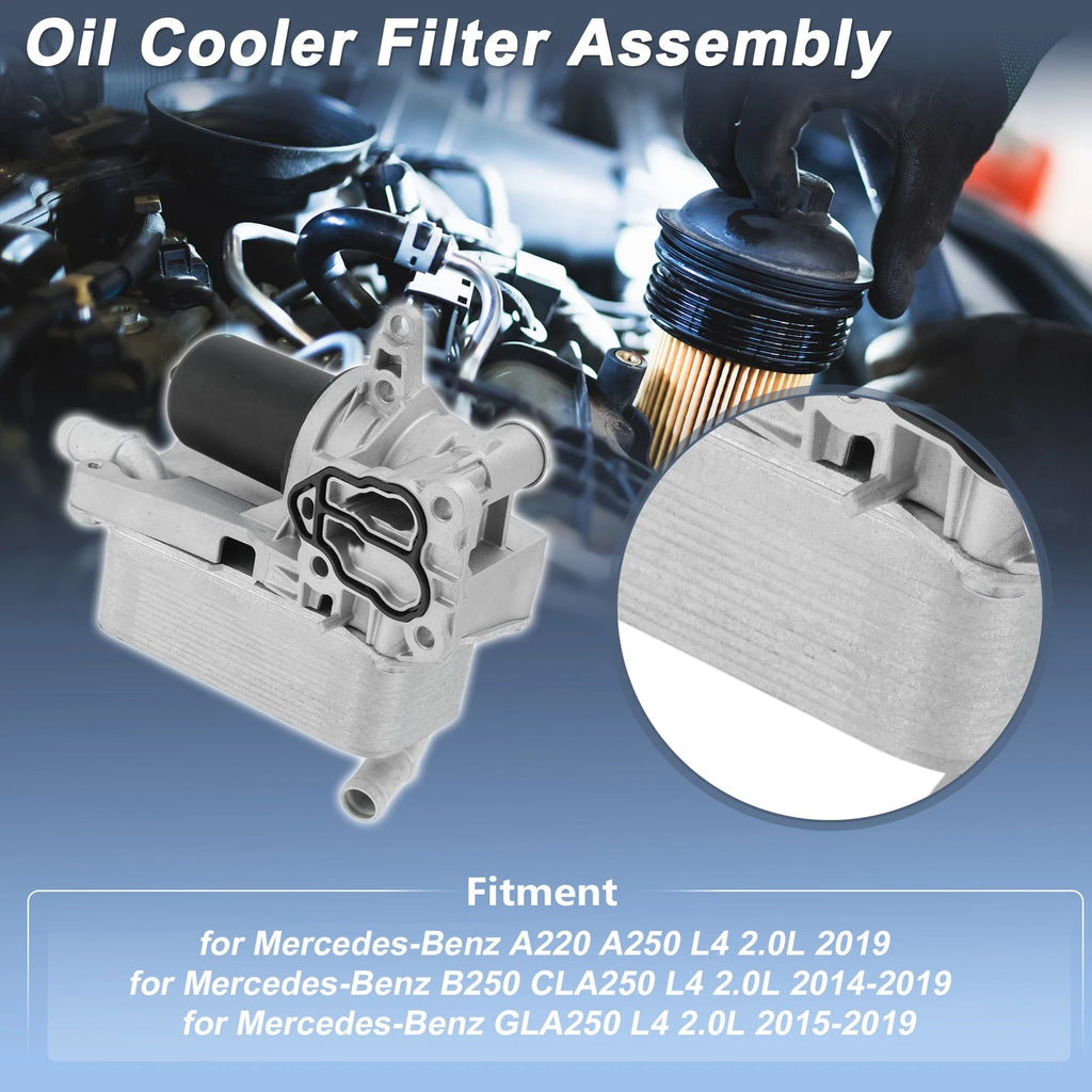 Engine Oil Filter Housing OEM Replacement for Mercedes-Benz A220 A250 (2019–2022)