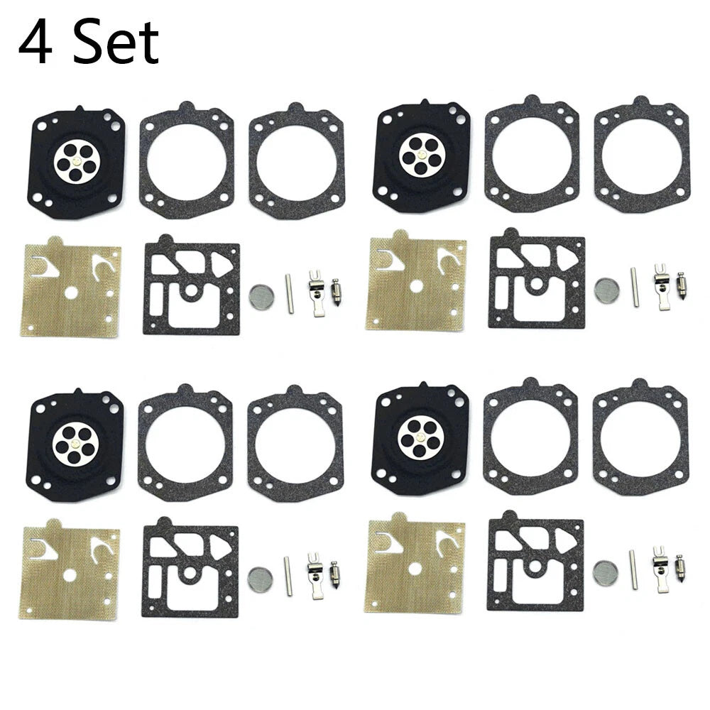 Set of 4 Carburetor Repair Rebuild Kits for Stihl MS441 MS441C-M (Walbro K20-HD)