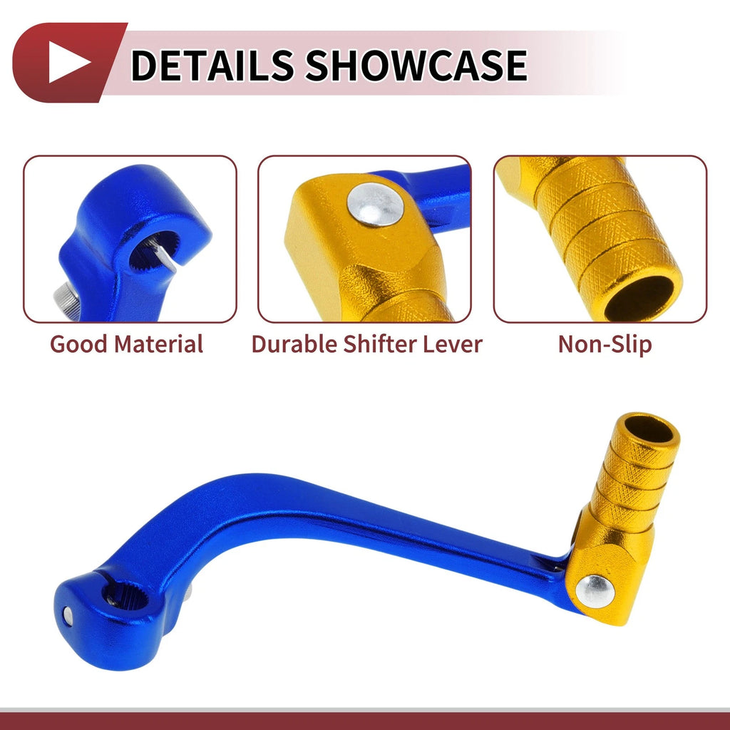 Folding Gear Shifter Lever Replacement for Honda CRF110F (2013–2018) Blue