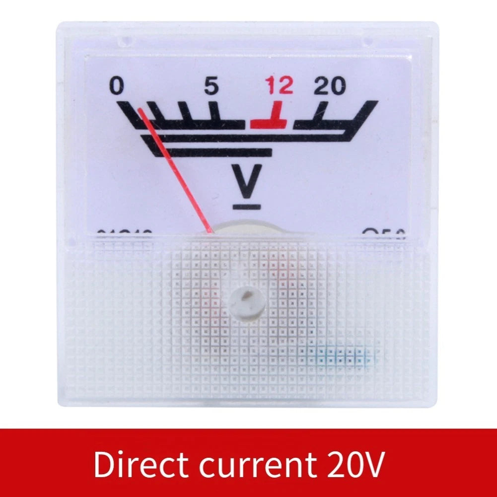 Analog DC Voltmeter 20V 30V 50V 75V for Panel Mount (91C16)