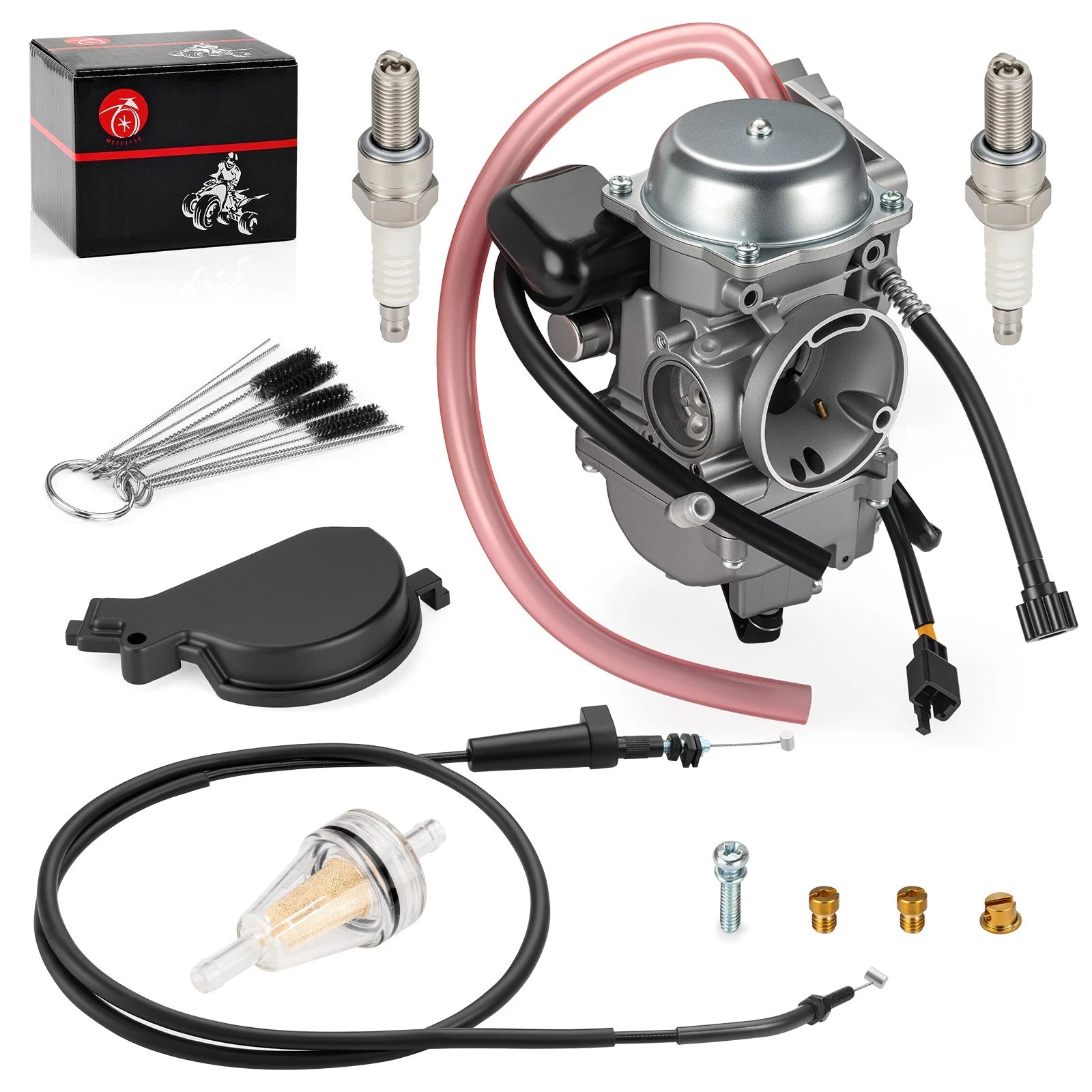 Carburetor w/ Throttle Cable for Arctic Cat 366 400 0470-737 0470-667 0487-049
