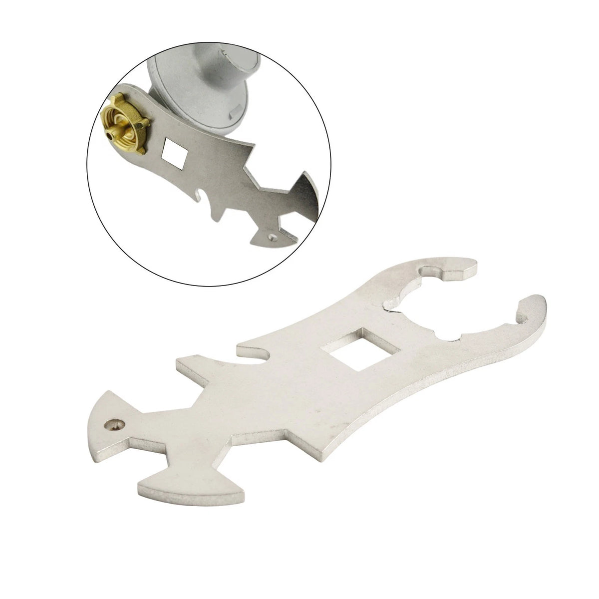 Stainless Steel Tool for Efficient Handling of Gas Bottles (11kg, 5kg)