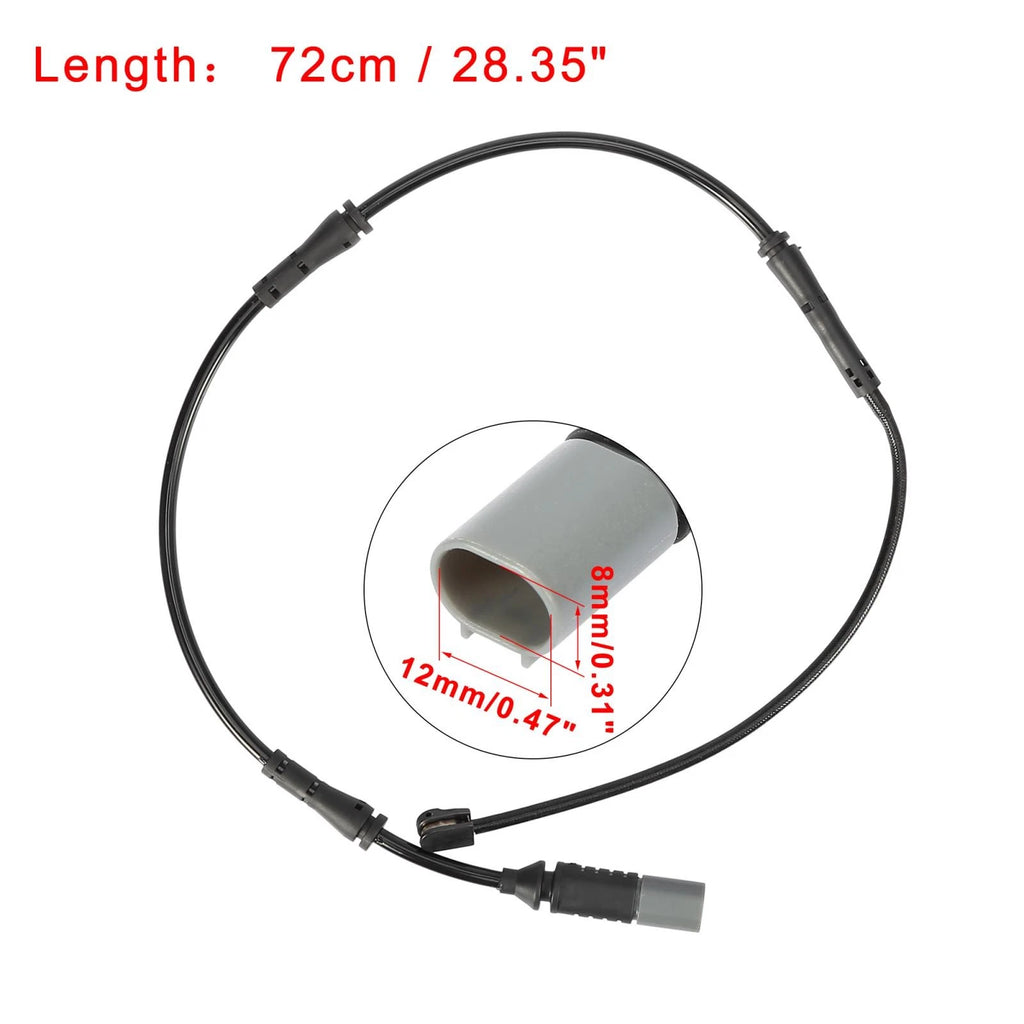 Front Brake Pad Wear Sensor Indicator 2Pc for BMW 330i GT xDrive (2014–2020)