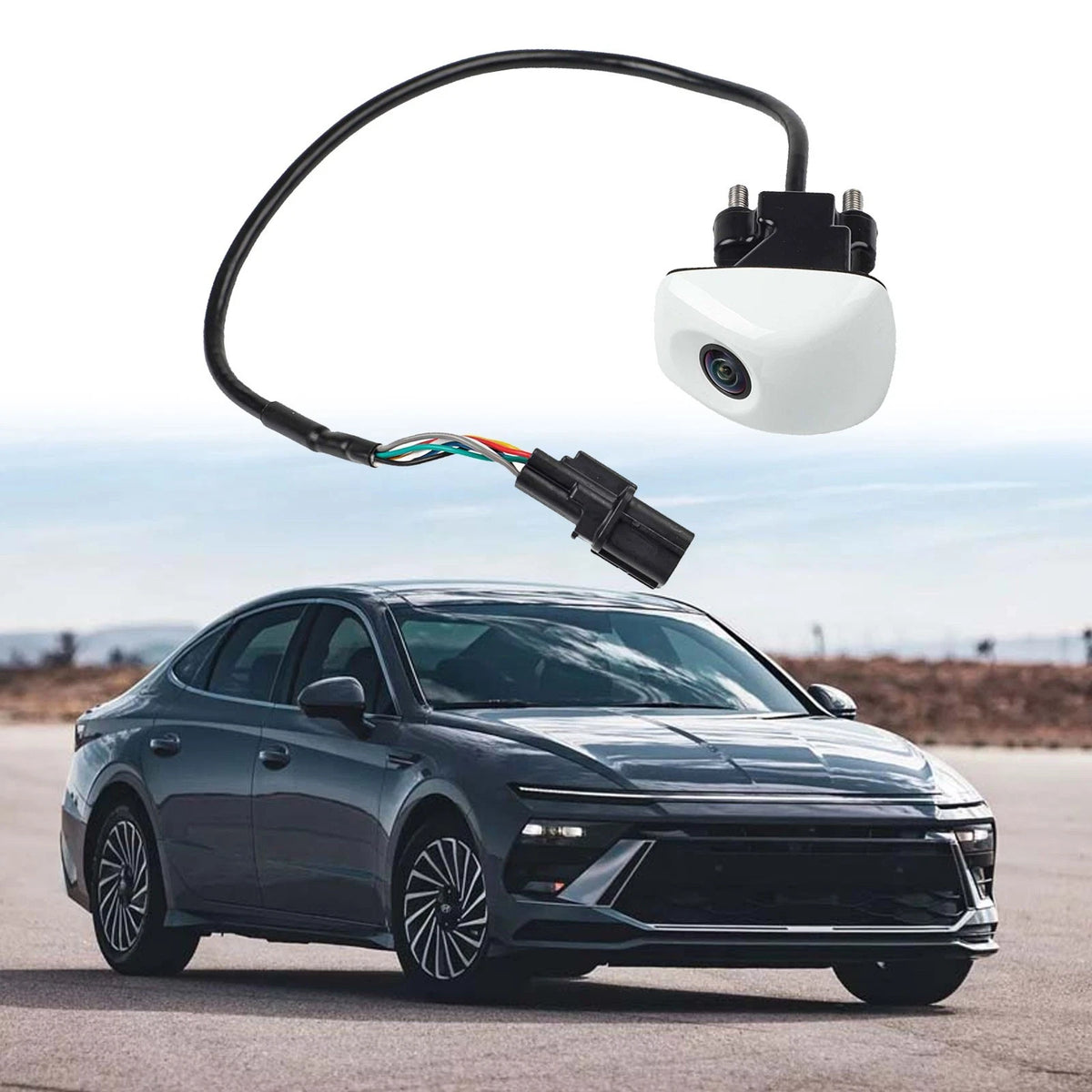 White Reversing Camera for Hyundai i20 Resistant to Wear & Quick Setup