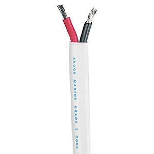 2X Ancor 121525 Duplex Cable Flat 14/2 AWG Red/Black 250'