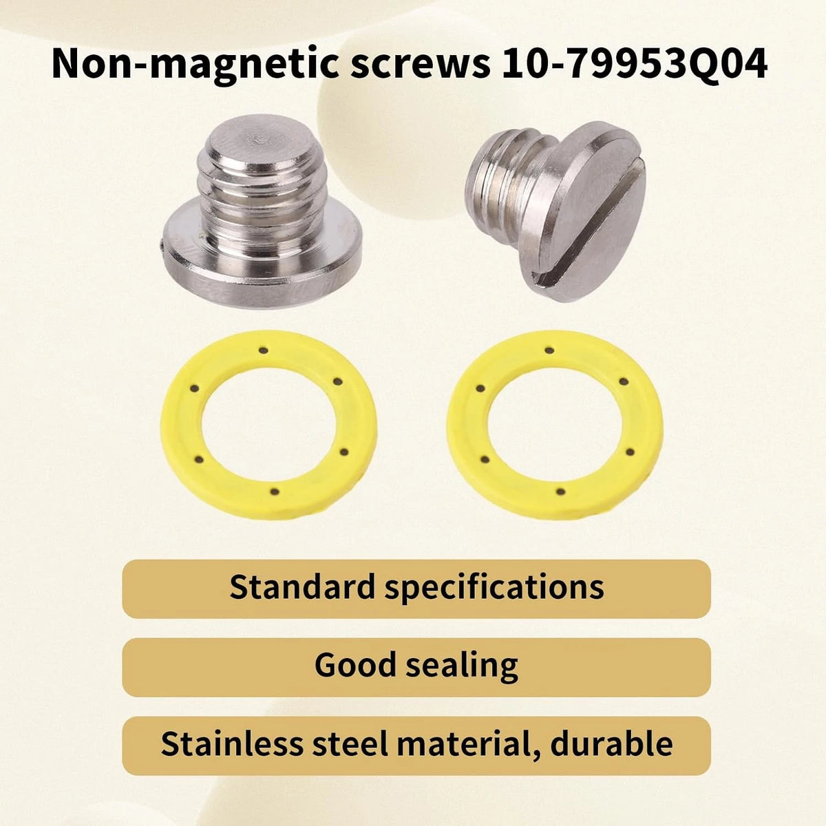 2pcs Lower Unit Drain Plug Kit for Mercury 10-79953Q2 79953A2 67892A06 67892A05