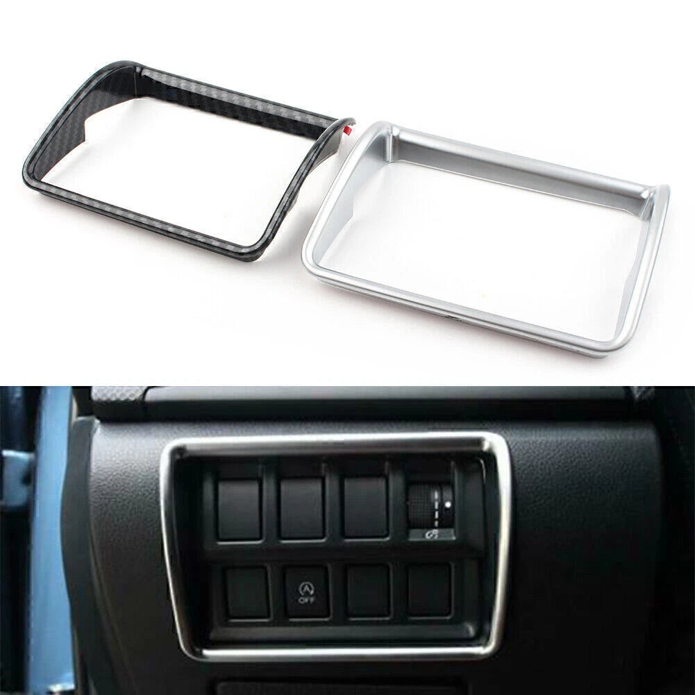 Interior Headlight Switch Button Trim Cover for Subaru Forester (2019–2020) Carbon LHD