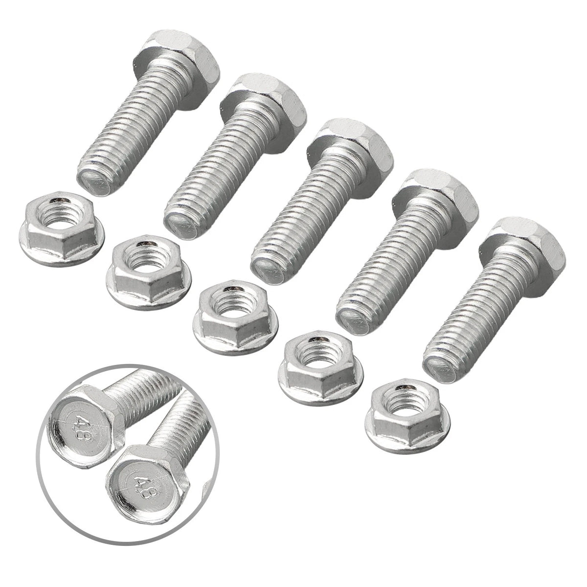 5pcs Bolts and Nuts for Garden Shear Accessories