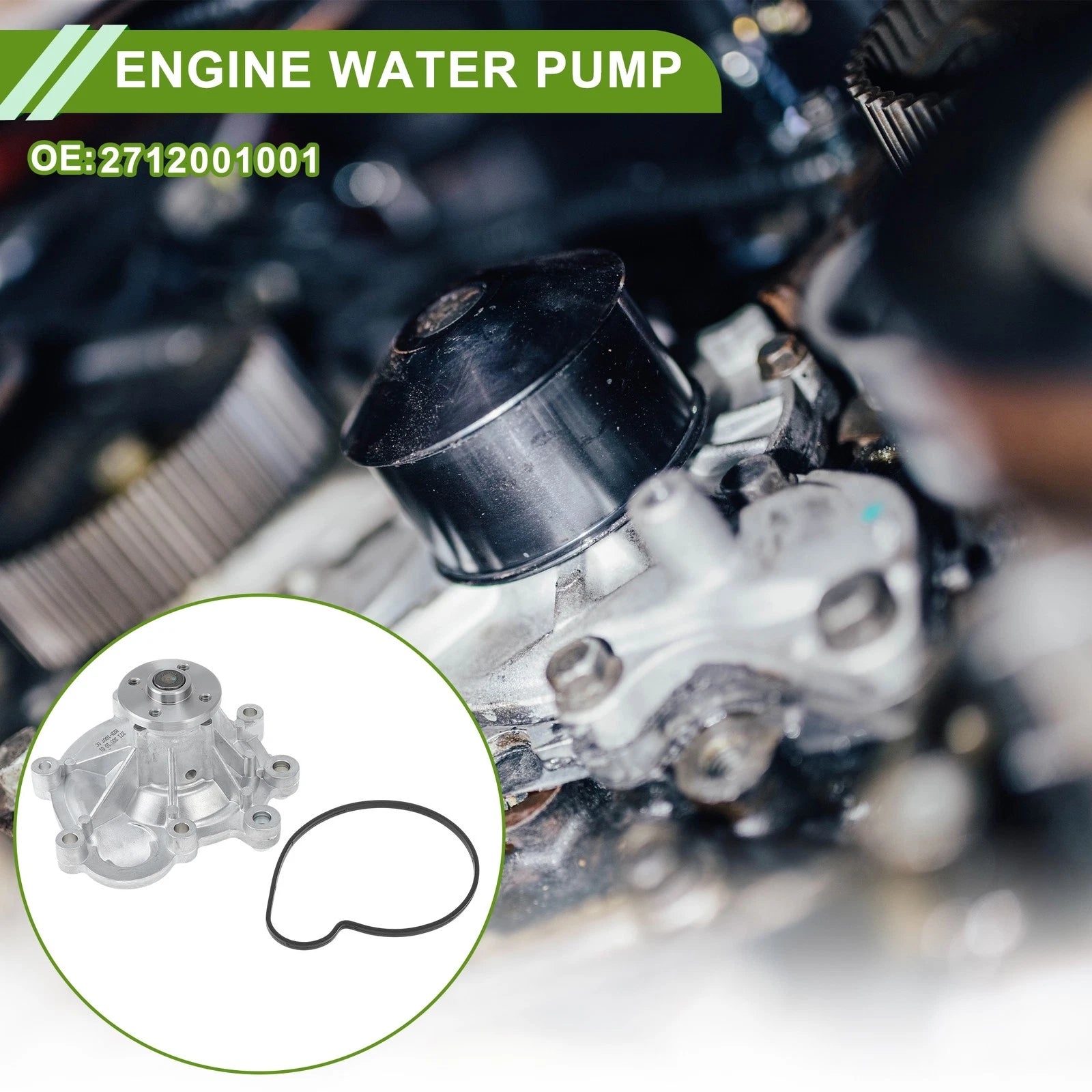 Engine Water Pump Replacement for Mercedes-Benz CLK200 A209 C209 (2002–2010)