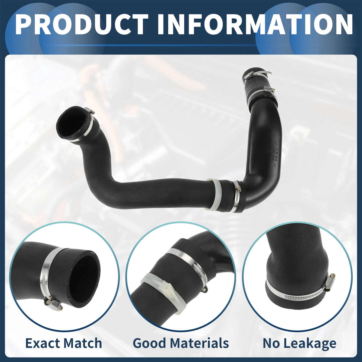 Intercooler Hose Tube for Land Rover Freelander 2 (2006–2014) LR002589/LR066429