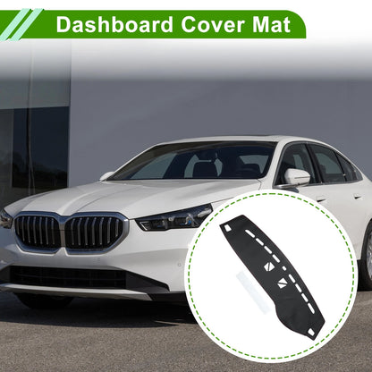 Dashboard Cover Mat for BMW M3 2009–2013 Dash Cover Carpet Black Red