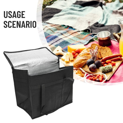 Insulated Grocery Tote Bag for Food & Picnic