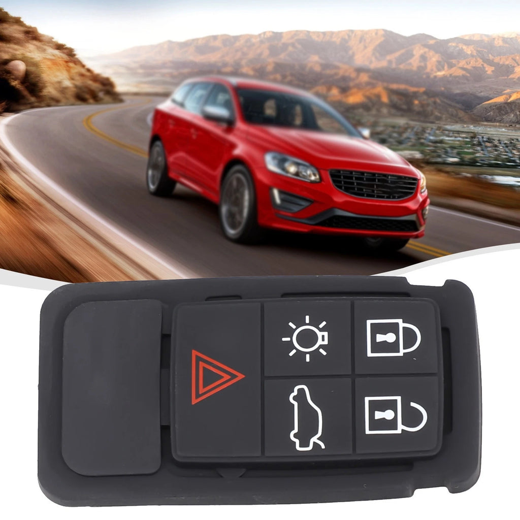 Soft Rubber Key Pad Replacement for Volvo XC60 XC70 V70 S60 S80 (2008–2017)