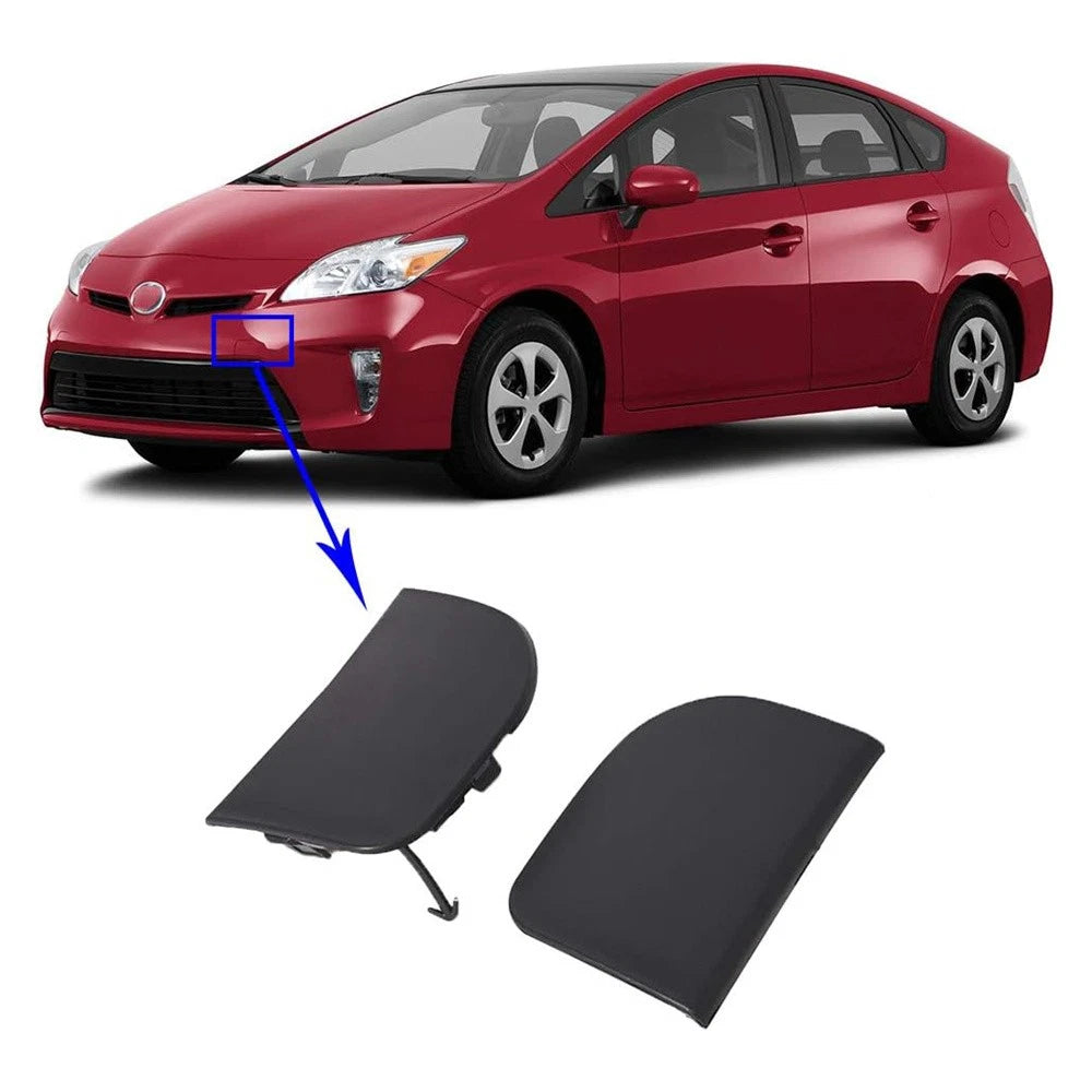 2Pcs Front Bumper Tow Eye Hook Cover Cap for Toyota Prius (2012–2015)