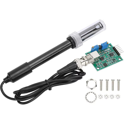 pH Electrode Probe BNC for PH0-14 Value Detect Sensor Module