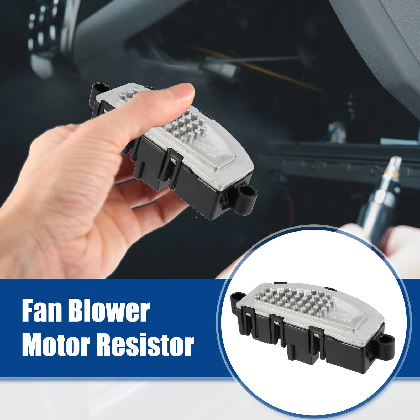 Heater Blower Motor Resistor Replacement Fit for Audi A4 Quattro (2009–2015)