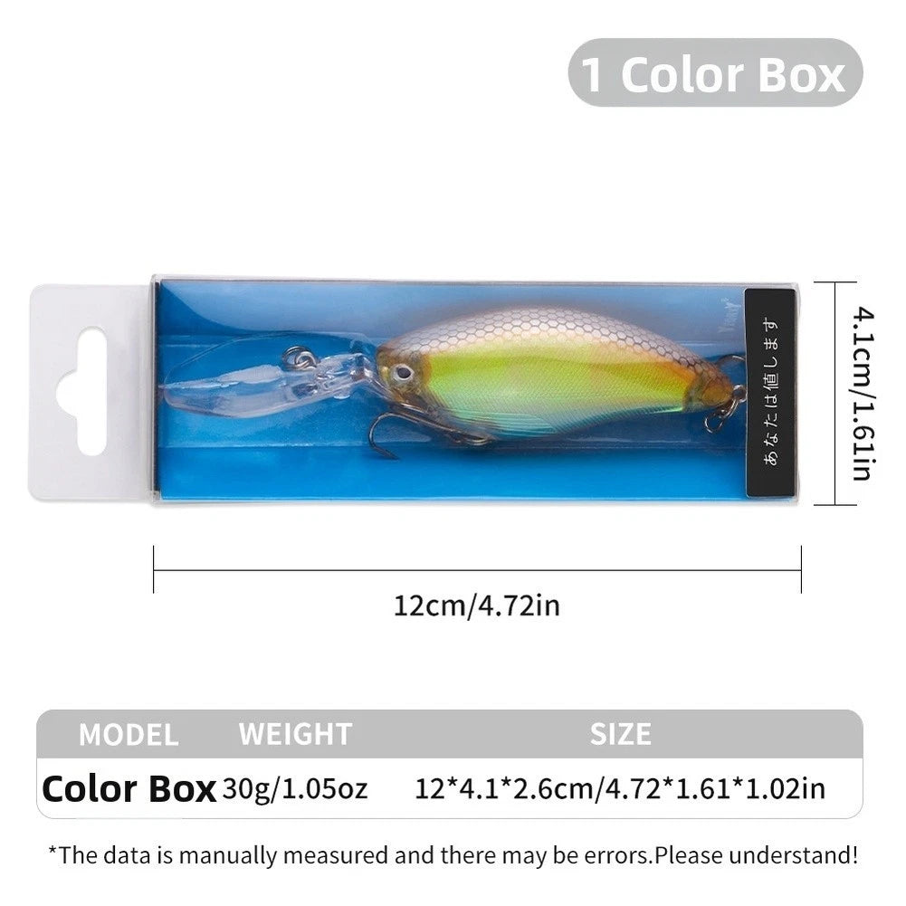 Deep Diving 18g Lure with 6# Hooks for Freshwater and Saltwater