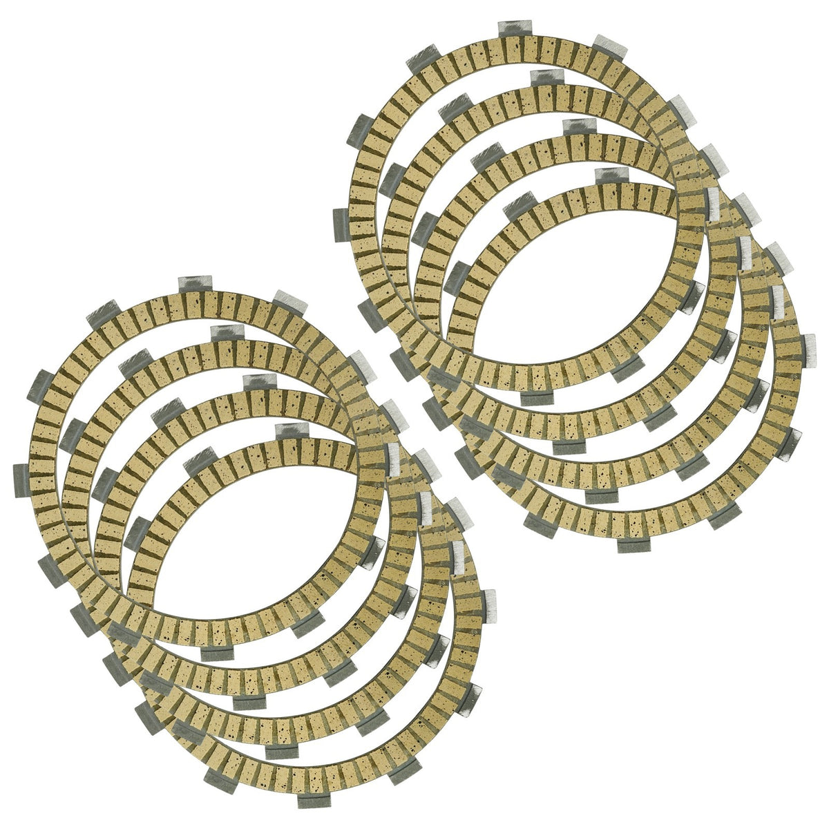 Clutch Friction Plates Replacement Kit for Kawasaki KZ750B KZ750G (1969–1978)