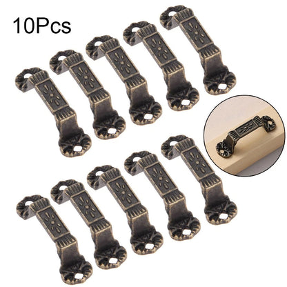 10Pc Antique Bronze Cabinet Pull Handles for Furniture