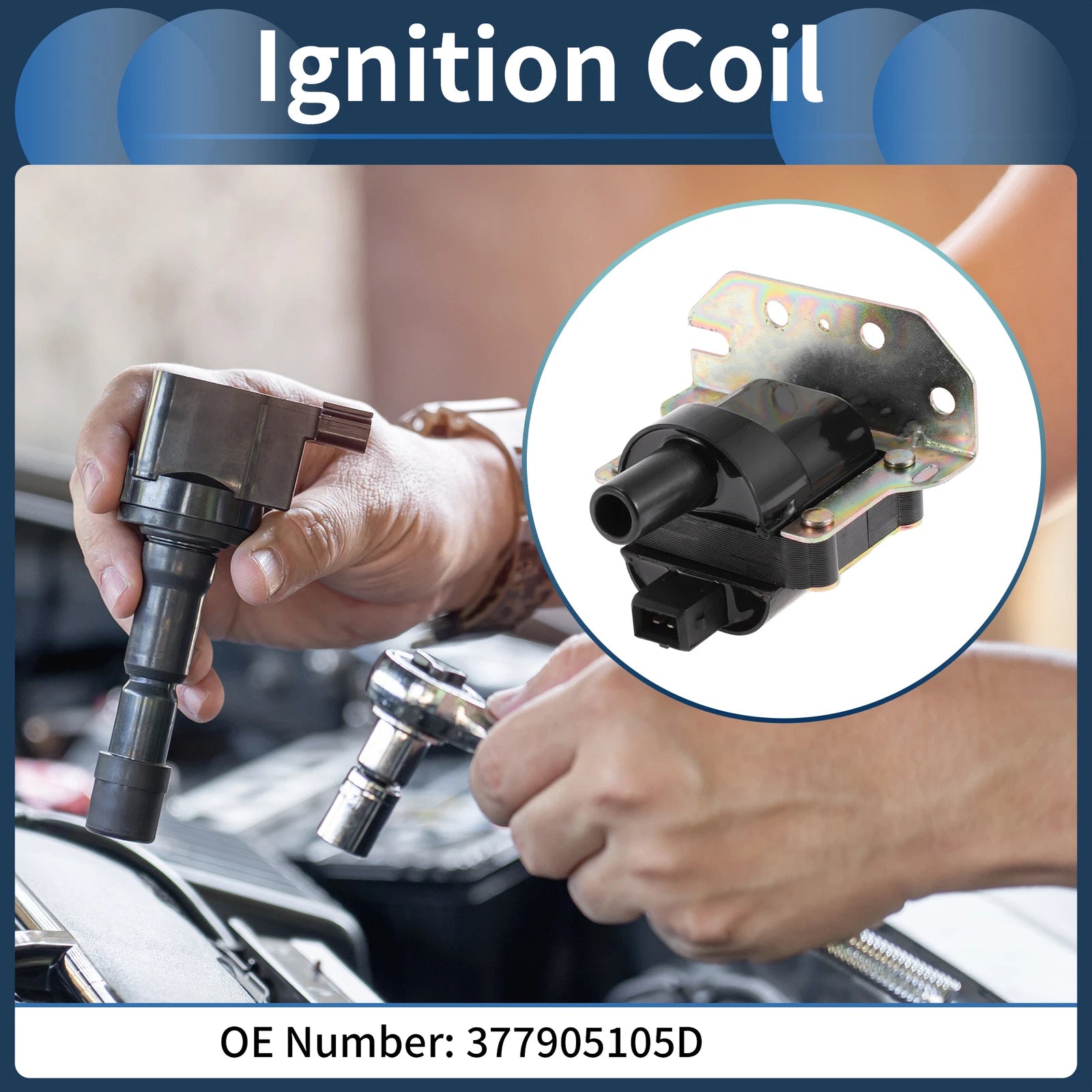 Ignition Coil Pack No. 377905105D for Volkswagen Pointer (2000–2004)
