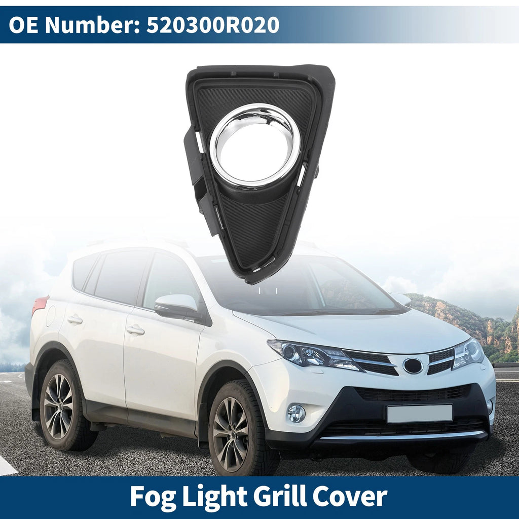 Front Right Fog Light Grill Replacement for Toyota RAV4 (2016–2018)