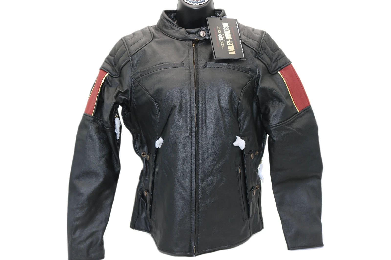 Nostalgia Triple Vent Leather Jacket for Harley-Davidson (NWT, Medium)