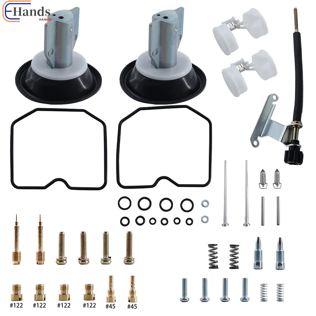 Carb Kit Plunger Diaphragm Float for Kawasaki EN500 (1994–2009)