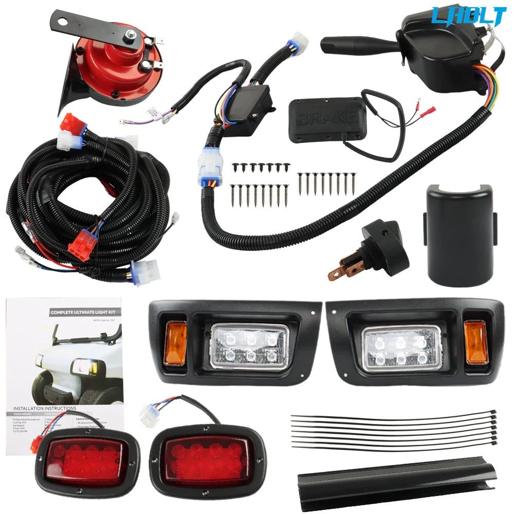 LED Headlight Tail Light Kit for Club Car DS (12V)