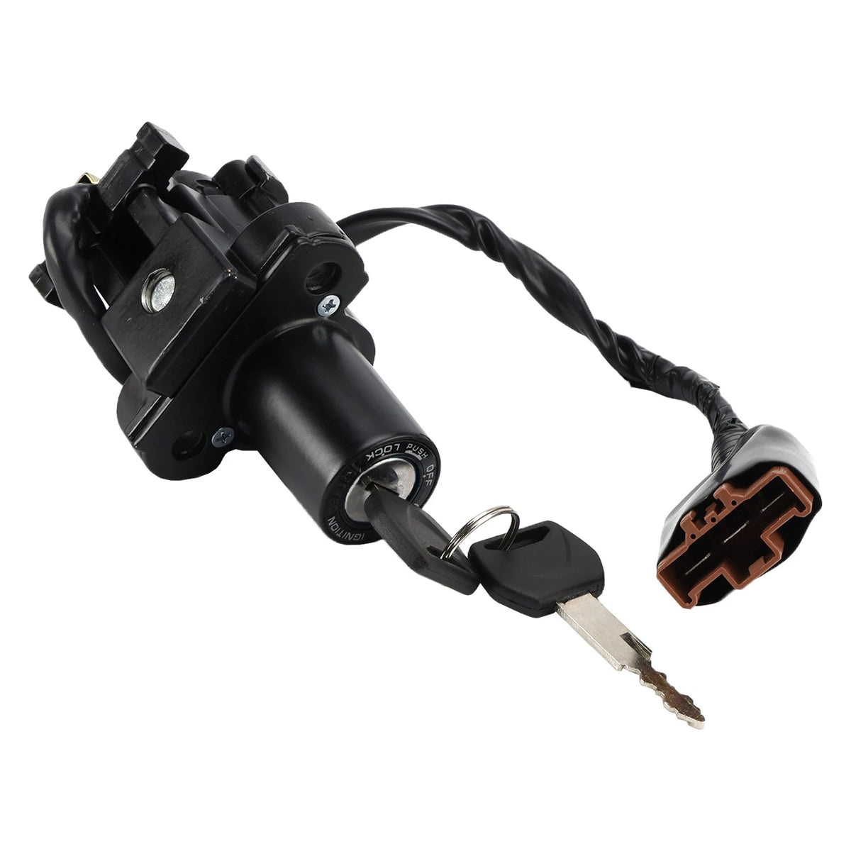 Ignition Key Switch Tank Seat Helmet Lock Set for Honda CRF300L LS (2021–2025)