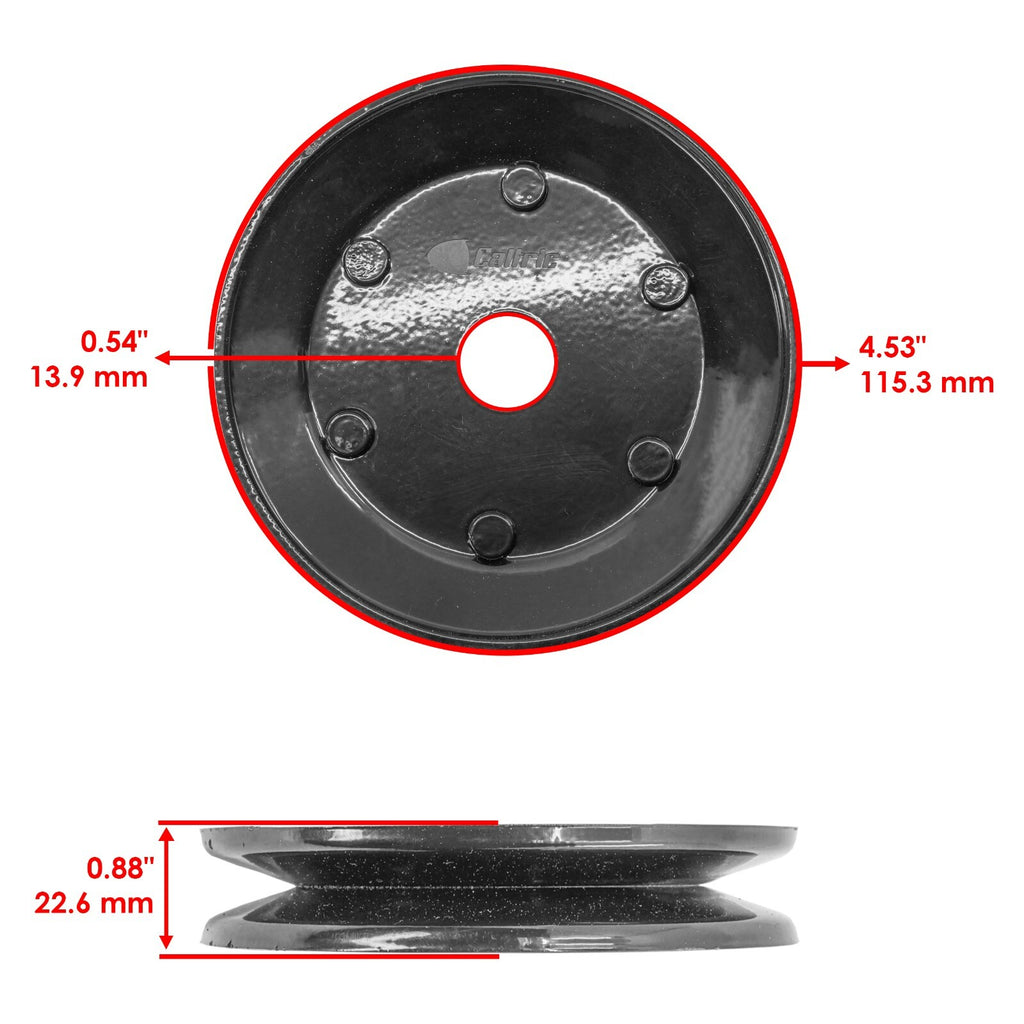 Deck Spindle with Pulley and Blade for Cub Cadet MTD (2005–2015)