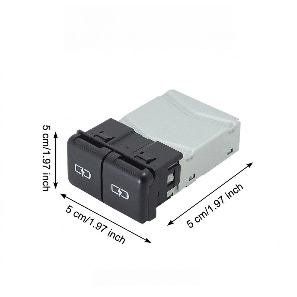 Quick Charger for Universal Use (Compact Design, Blue LED Backlight)