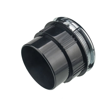 Black Plastic Vent Deflector for Car Dashboard AC (87mm Overall Size)